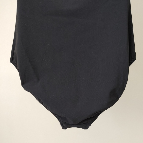 Red Carter One Piece Swimsuit Strapless Beads Size XS Black - Picture 9 of 13